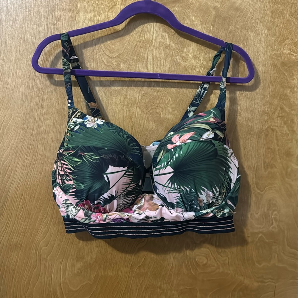 Built In Bra Swim Top